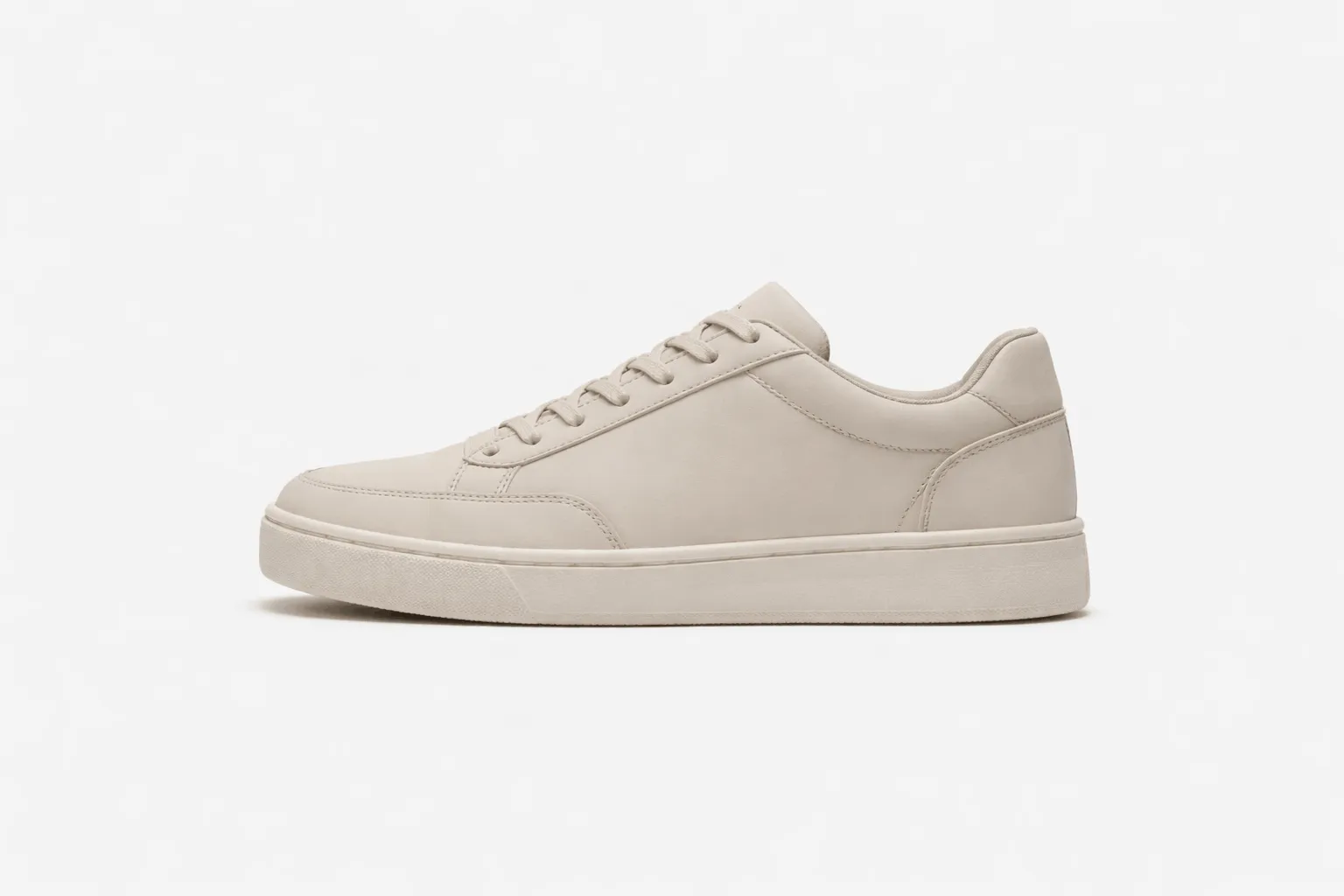 Your phone photo of beige sneakers